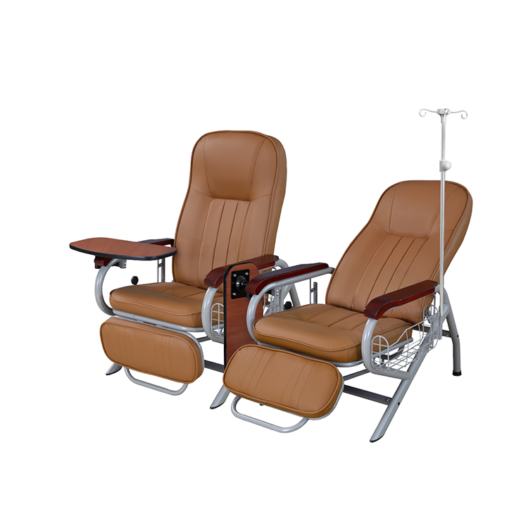 豪华可转换的可折叠注射注射患者医疗医院躺椅输血椅