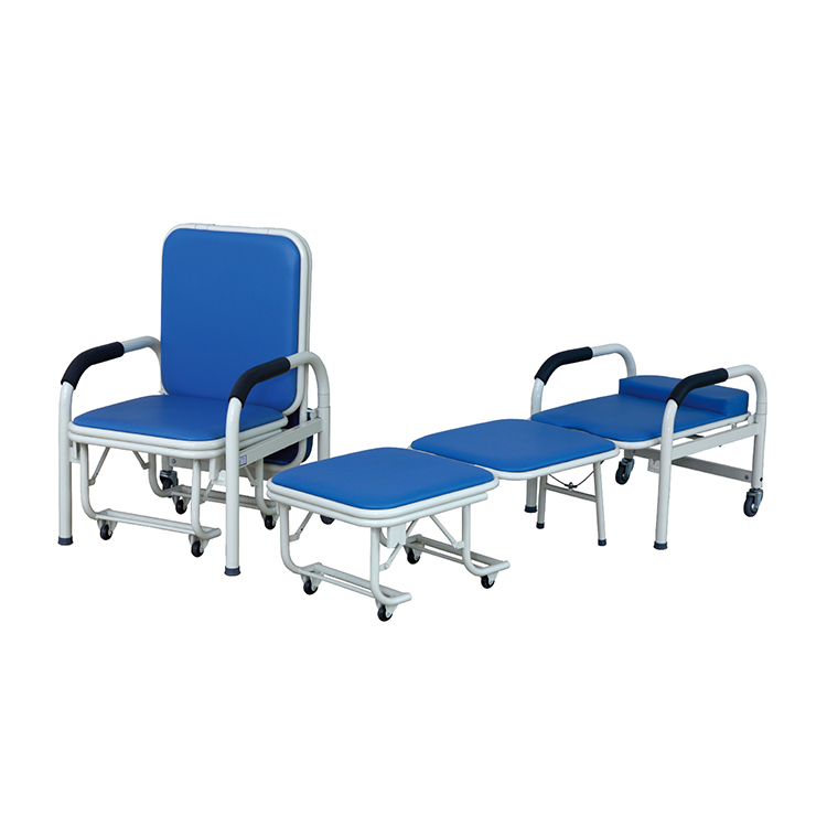 舒适的可调式躺椅医院患者输血输注医疗躺椅